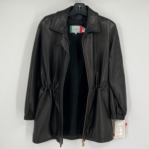 Men's Real Leather Jacket with DuPont Insulation - Picture 6 of 13